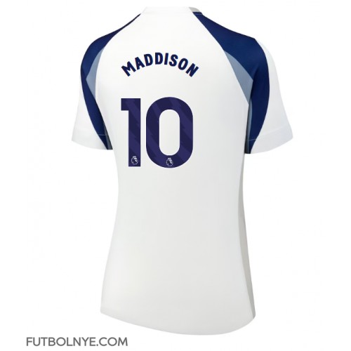 Camiseta Tottenham Hotspur James Maddison #10 Primera Equipación para mujer 2025-26 manga corta